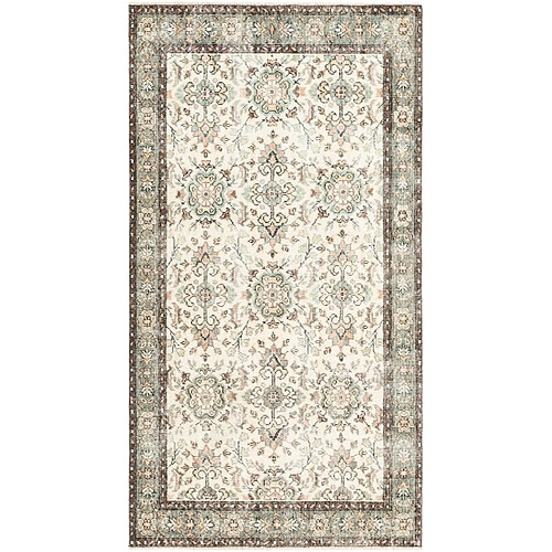 Vidal Tapis de laine 221x119 beige Ultra Vintage