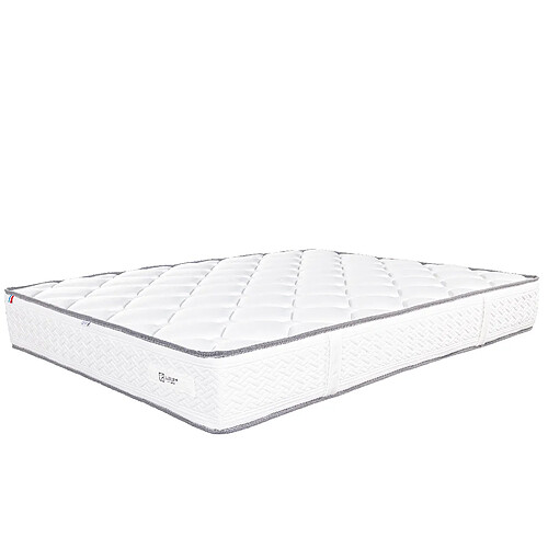 LUXURY LITERIE Matelas 160x200 cm, Iris, 20cm, mémoire de forme, indépendance du couchage, face été/hiver