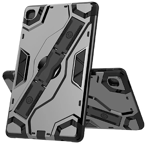 Coque en TPU anti-rayures avec béquille gris foncé pour votre Samsung Galaxy Tab A7 Lite 8.7-pouces SM-T220 (Wi-Fi)/SM-T225