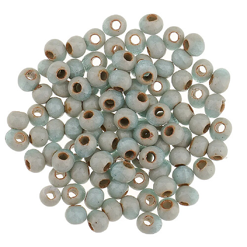 100 couleurs vintage 6mm perles en céramique en vrac charmes pour la fabrication de bijoux couleur 4