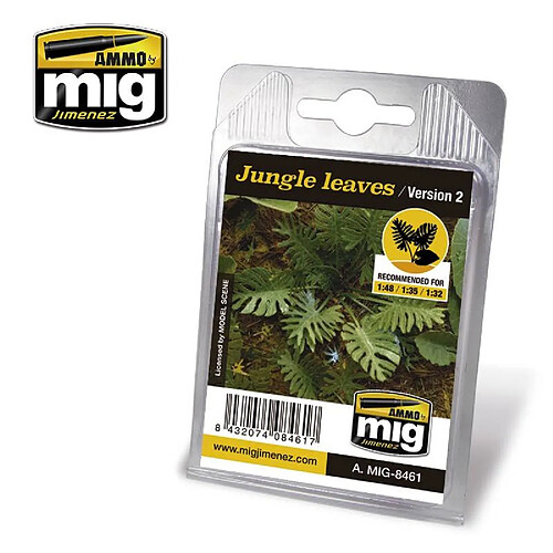 Mig Jimenez Ammo Jungle Leaves (version 2) - Décor Modélisme