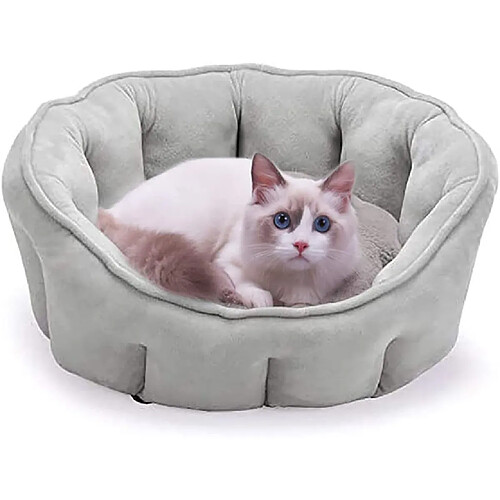 Lit pour Chien, Lit de Chat Canapé pour Chien Coussin pour Chien en Peluche Lit Panier Extra-Doux pour Animaux de Compagnie pour Petits Chats et Chiens, 46 * 46 * 23 cm