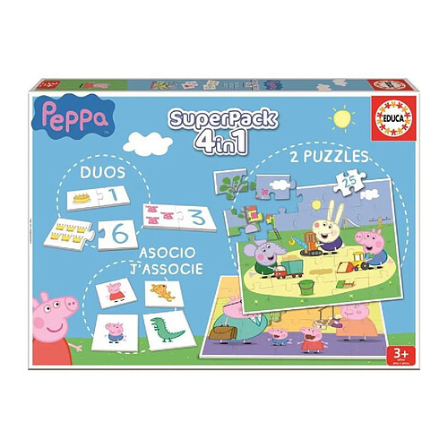 Educa Borras PEPPA PIG Superpack Jeux educatifs