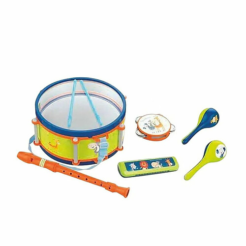 BigBuy Fun Jeu d'instruments de musique en jouet 6 Pièces