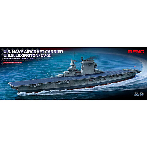 Meng Maquette avion : U.S Navy Aircraft Carrier U.S.S Lexington