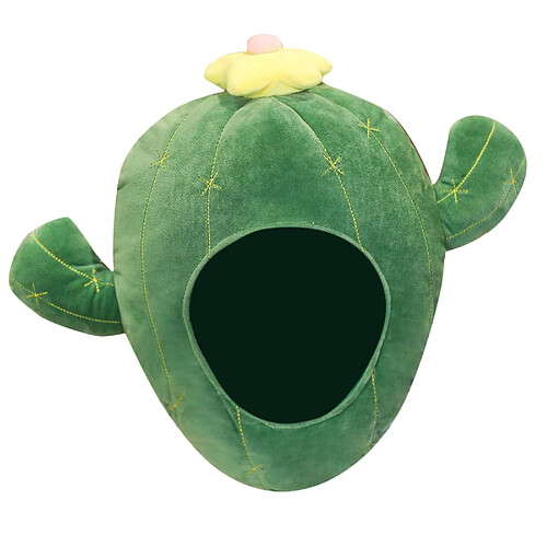 Drôle En Peluche Chapeau de Fête Cactus Vert Coiffures Photo Props Cosplay Costume Coiffe Scène Performance Selfie Cap Head Warmer Usine Capot