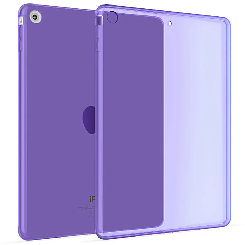 OKULI Transparent Étui Silicone Coque Housse Case Cover pour Apple iPad Mini 1, Mini 2, Mini 3 en Violet