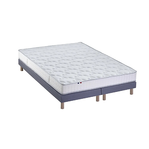 Idliterie Ensemble Matelas 100% latex 3 zones PURE + Sommier - Fabriqué en France