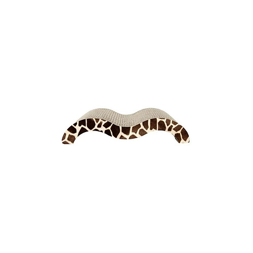 Cat Love Griffoir En Forme Ondulee Avec Herbe A Chat - Motif De Girafe - 45 X 22 X 9 Cm 17,7 X 8,6 X 3,5 Po