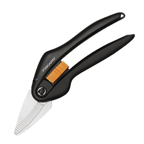 Ciseaux coupe-tout ambidextres bouts pointus Fiskars noirs - Longueur: 208 mm