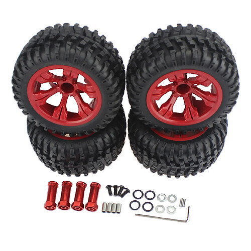 Combinateur étendu de Pneu et de Moyeu de Roue RC 110mm pour WLTOYS 144001 124019 Voiture RC