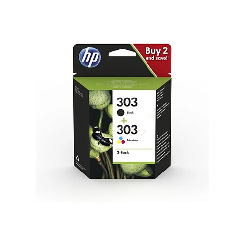 Hewlett Packard hp Multipack hp 303 (3YM92AE) pour hp, noir / coloré ()