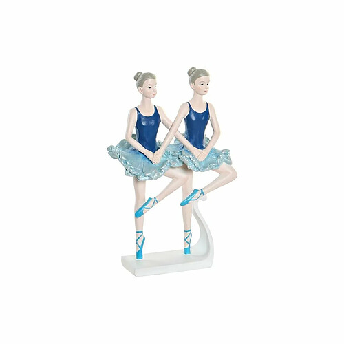 Figurine Décorative DKD Home Decor Bleu Résine (14 x 7.5 x 20.5 cm)