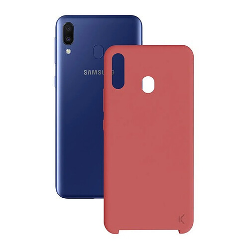 Totalcadeau Coque de protection compatible Samsung Galaxy M20 Soft Rouge pas cher