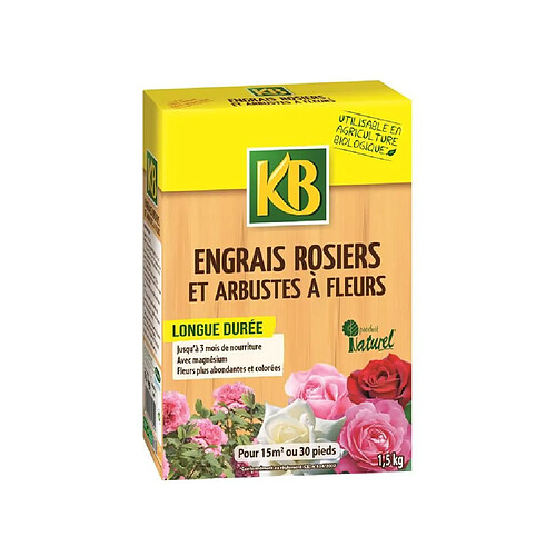 KB UAB Engrais rosiers bio - 1,5 kg