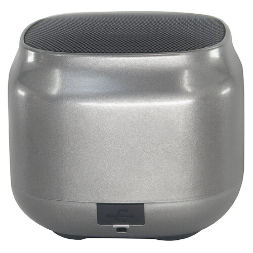 General Petit haut-parleur Bluetooth, mini haut-parleur sans fil portable, appairage stéréo riche en basses percutantes, mini haut-parleur percutant avec micro intégré, appel mains libres, carte TF, son et basses HD (gris)