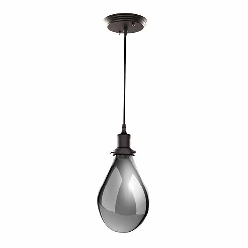 Paris Prix Lampe Suspension Design Sancho 25cm Gris