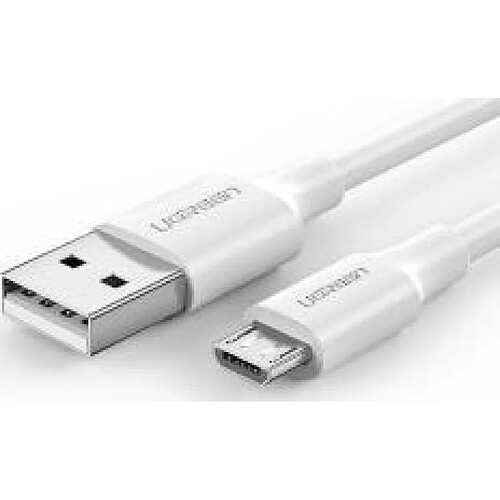 UGreen USB-A - microUSB 1 m Blanc (60141)