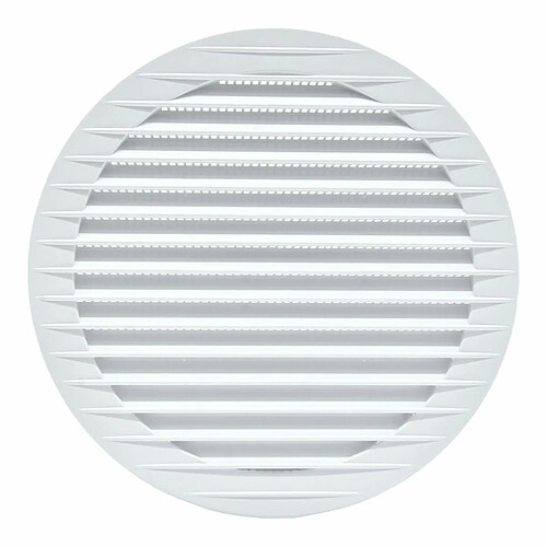 Grille de ventilation EDM 87721 Blanc Ø 15 cm