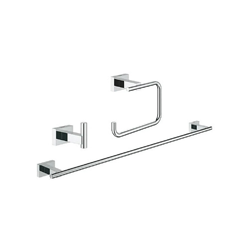 GROHE Set d'accessoires 3 en 1 Essentials Cube 40777001