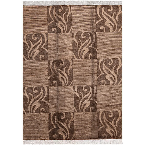 Vidal Tapis de laine 244x175 brun Darya