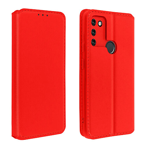 Avizar Housse Honor 9A Clapet Porte-cartes Fonction Support Fin et Élégant Rouge