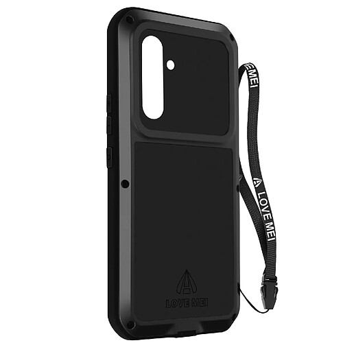 Coque Love Mei pour Samsung A54 5G Intégrale Antichoc Antichute Etanche Noir