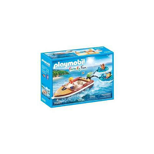 Playmobil® Playmobil - Family Fun - 70091 - Bateau avec bouées et vacanciers