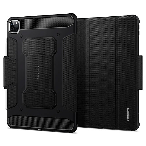 Étui iPad Pro 11 2020 Fonction Stand Rugged Armor Pro Spigen Noir