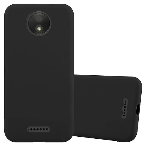 Cadorabo Coque Motorola MOTO C PLUS Etui en Noir