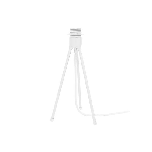 VITA Trépied en métal Tripod Table avec cordon en tissu 2 m blanc