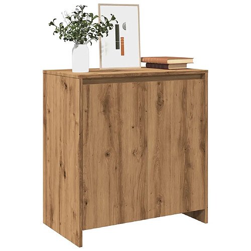 vidaXL Buffet chêne artisanal 70x41x75 cm bois d'ingénierie