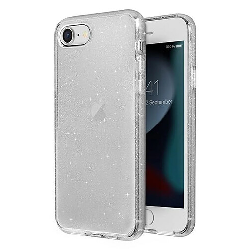 uniq etui lifepro xtreme iphone se 2022 / se 2020 /7/8 przezroczysty/tinsel clear