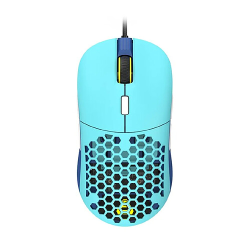 Universal Souris RVB légère, ergonomique, cellulaire, 16 000 dpi, macro-programmée, dextérité, jeux/bureau, souris PC | Mouse (bleu)