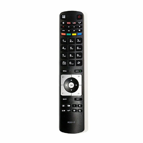 GUPBOO Télécommande pour Hitachi HD TV RC5117 BUSH VESTEL Netflix Hot