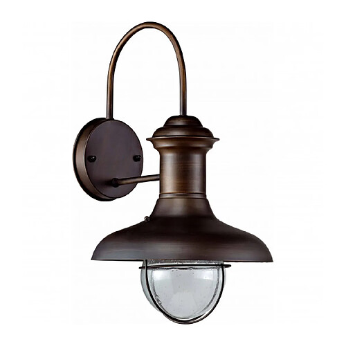 faro Aplique murale de jardin brun foncé Estoril 1 ampoule h47 cm