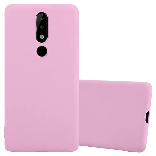 Cadorabo Coque Nokia 5.1 PLUS / X5 Etui en Rose