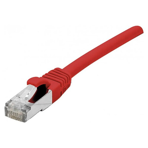 Abi Diffusion Cordon RJ45 catégorie 6A F/UTP LSOH snagless rouge - 5 m