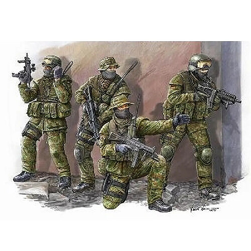 Trumpeter Figurines militaires : Troupes allemandes KSK Commandos : Afghanistan 2009