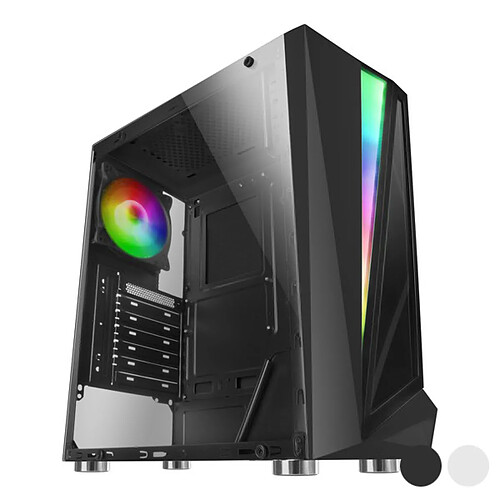 Boîtier Demi Tour Micro ATX / Mini ITX / ATX Mars Gaming MCL RGB LED Couleur Blanc