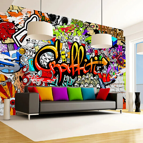 Artgeist Papier peint - Colorful Graffiti [196x140]