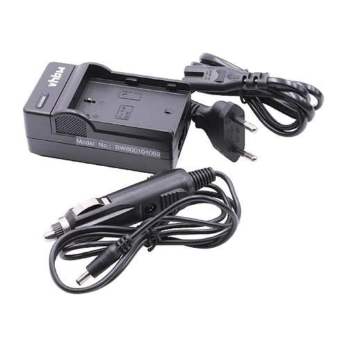 Vhbw Chargeur secteur et allume cigare pour Panasonic Lumix DMC-GH3, Lumix DMC-GH3A,etc. Remplace: DMW-BL19, DMW-BLF19E.