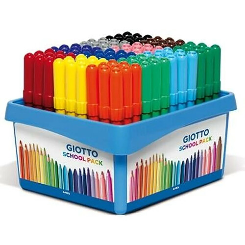 Feutres GIOTTO TURBO MAXI SCHOOLPACK 108 Unités