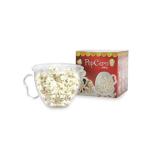 PopCorn Maker - VENTEO - Bol à pop corn - 3 minutes chrono - Facile d'utilisation - Rapide - Utilisation par micro ondes