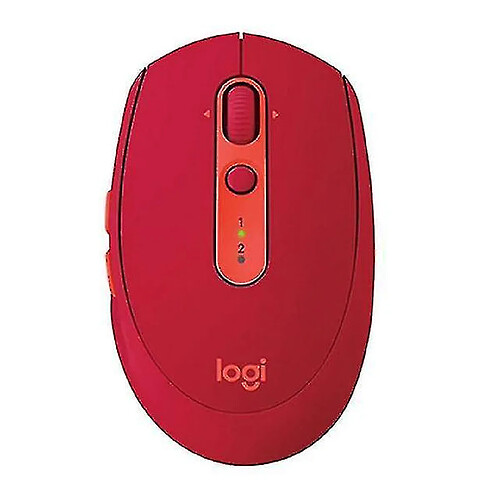 Universal Souris Bluetooth sans fil unifie les souris silencieuses (rouge)