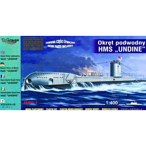 U-Boot HMS Undine der Royal Navy - 1:400e - Mirage Hobby