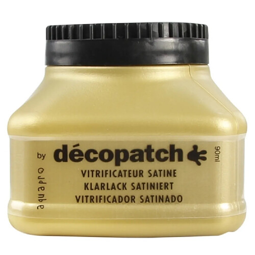 Vernis vitrificateur satiné Décopatch 90 ml