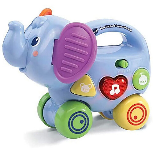 VTech élephant Pousse Baby bleu