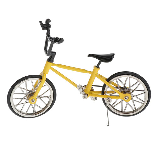 1/16 Véhicules En Alliage Modèle De Vélo Modèle De Vélo De Montagne Home Decor Jaune