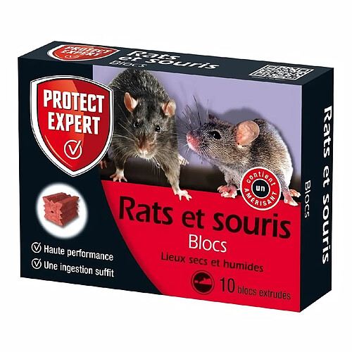 PROSPEX Protect Expert FB300 Souris - Céréales + Boîte Appât Intégrée 80 g Pex